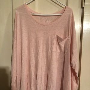 Long sleeve pocket t’shirt